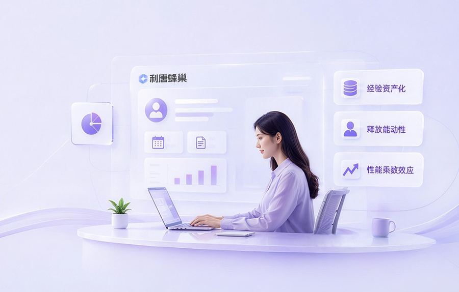 利唐蜂巢 AI 办公平台示意